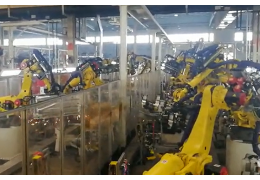 鴻栢機器人點焊鉗在車身焊接上的應用